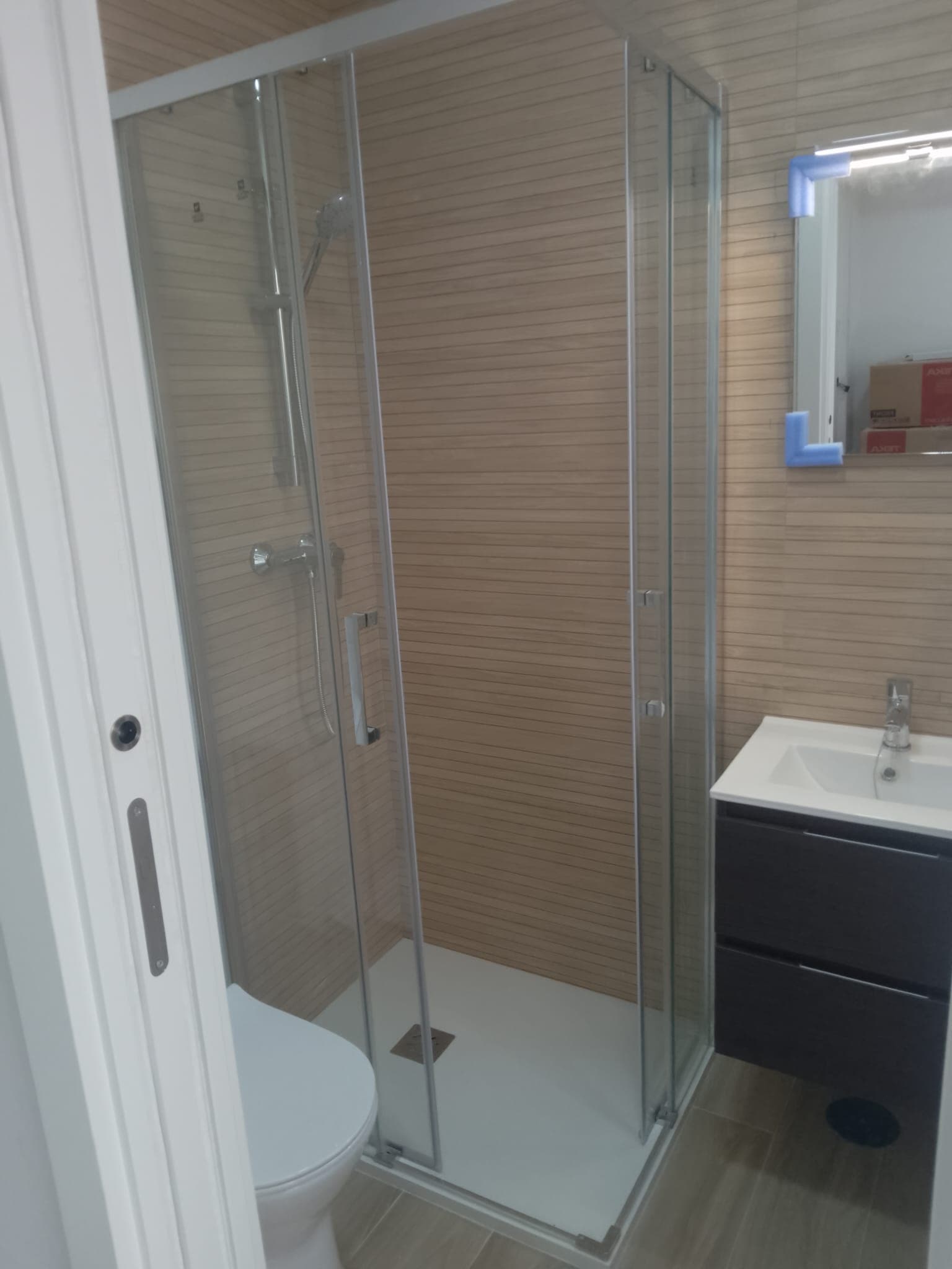 Después de la reforma del baño en Los Narejos