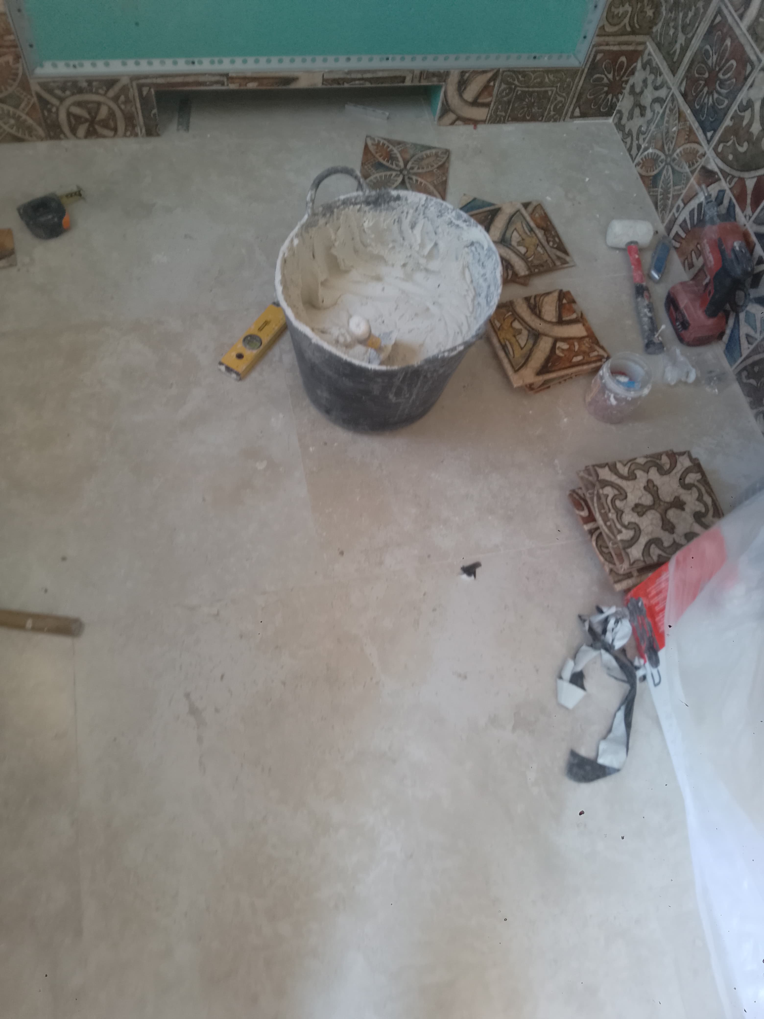 Avance de la reforma del baño