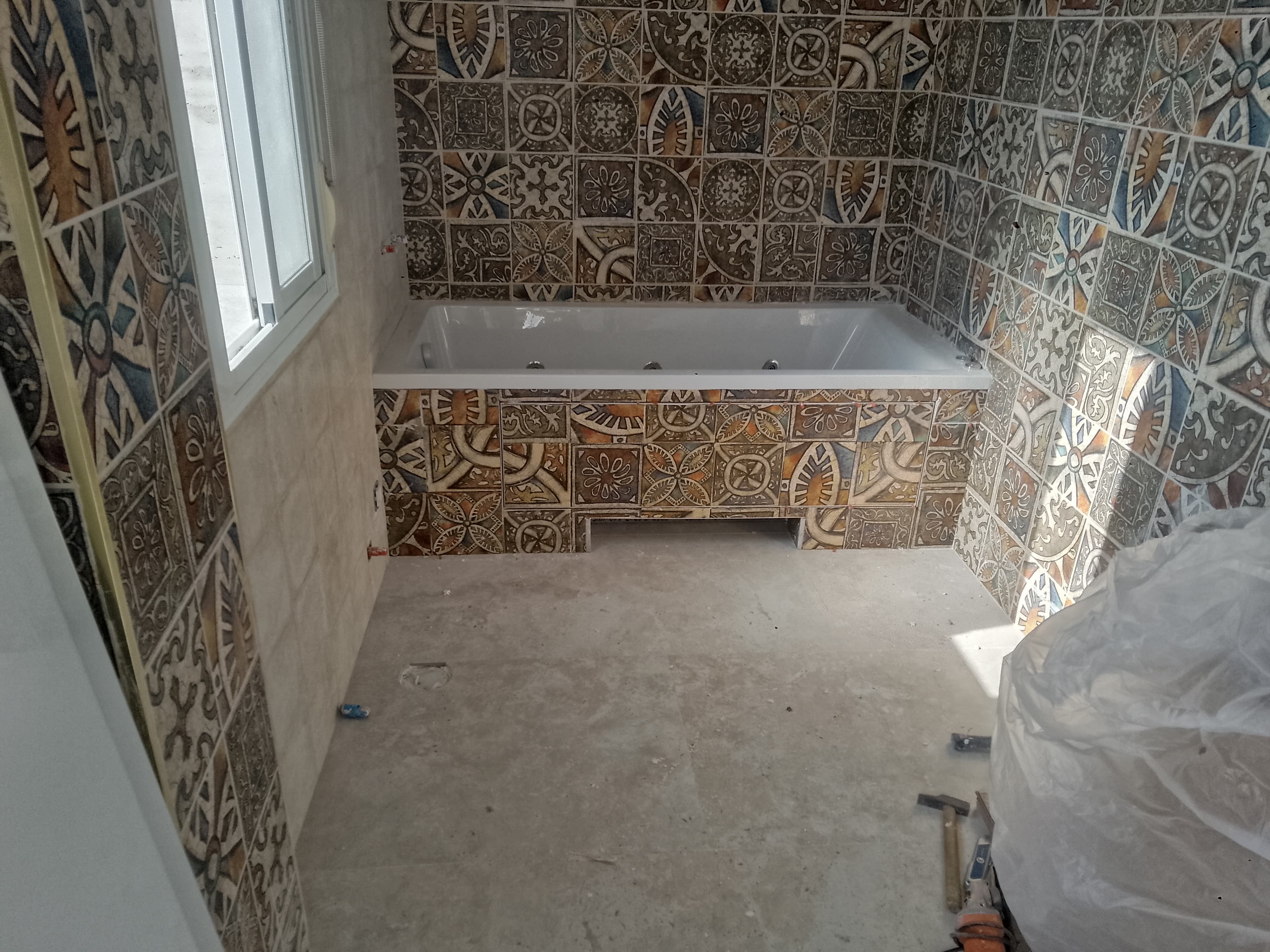 Resultado final de la reforma del baño en Los Narejos