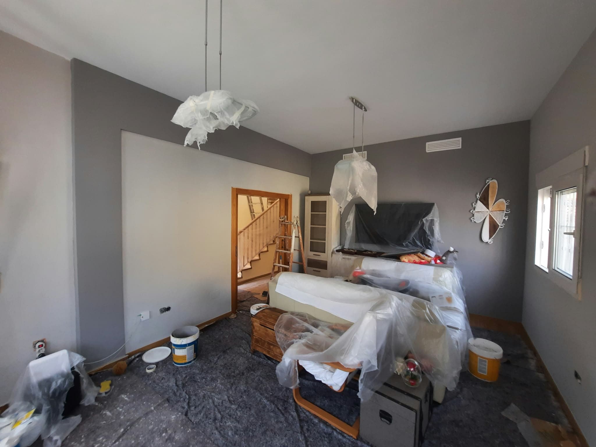 Trabajo de pintura decorativa interior, fotografía 11
