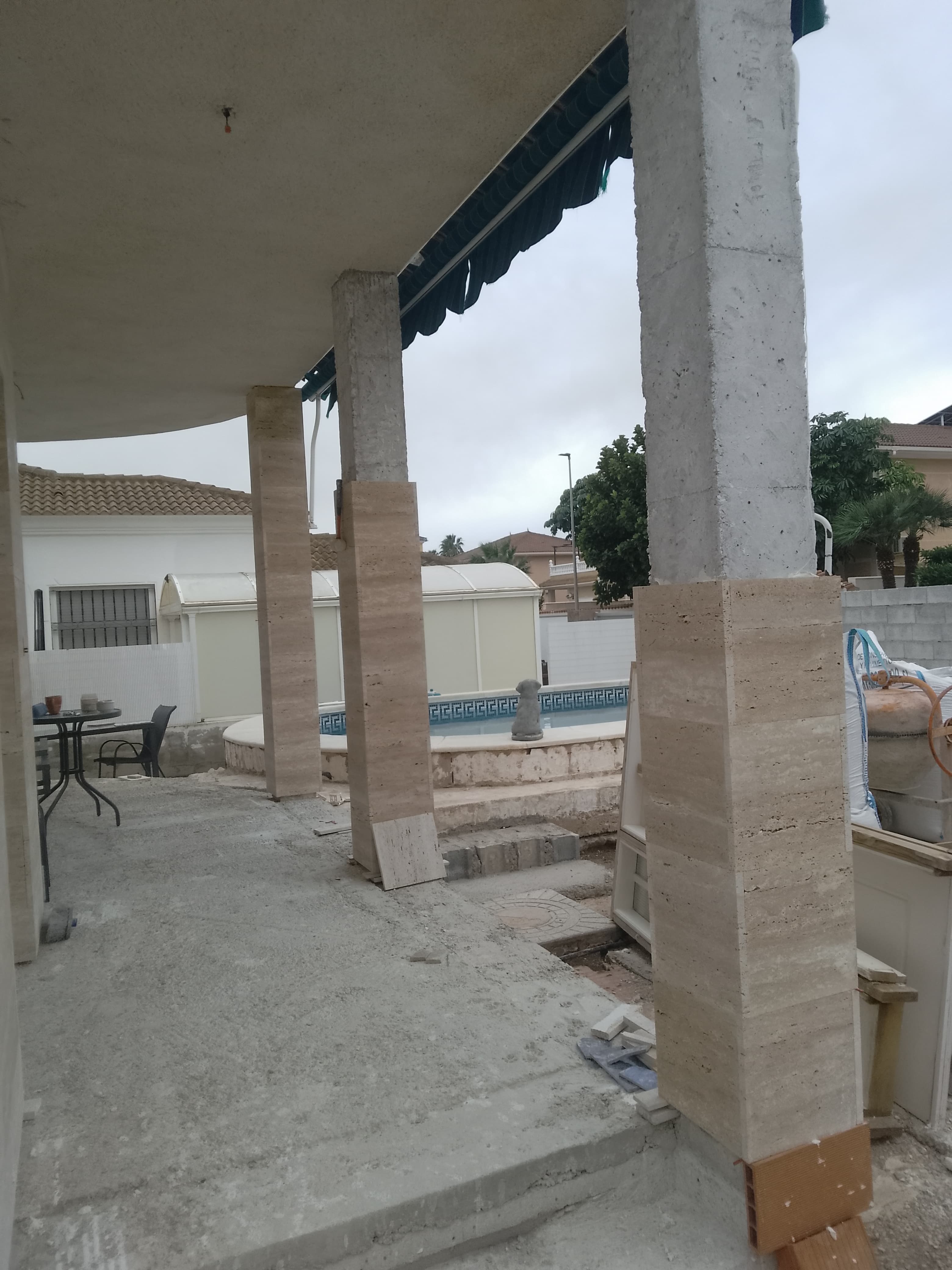 Trabajo de travertino en Los Narejos, fotografía 5
